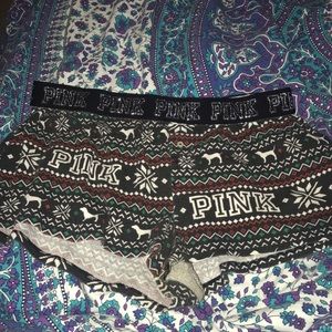 PINK PJ SHORTS